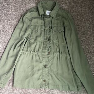 Gap olive XS utility jacket